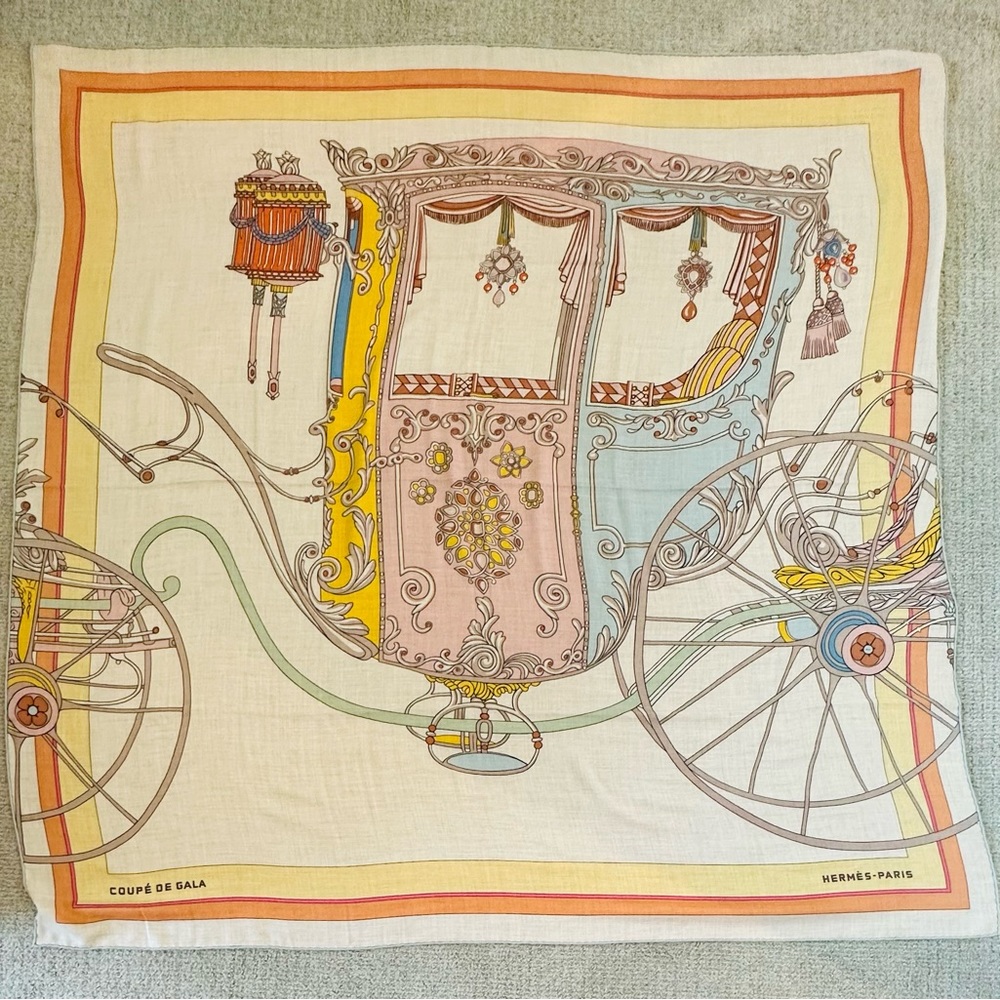 HERMES COUPE DE GALA SHAWL 140